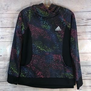 Adidas Splatter Design Hoodie Size 7/8